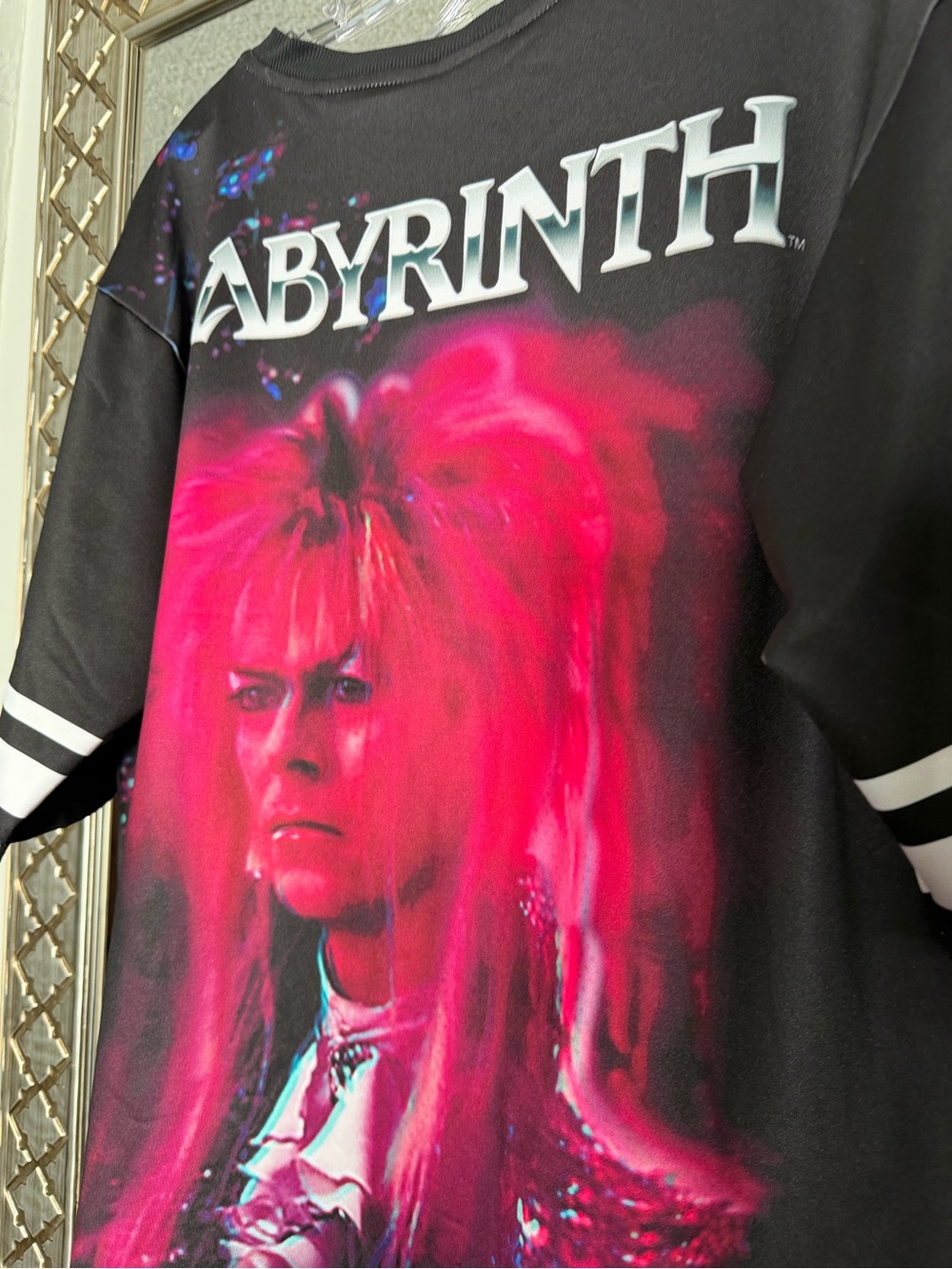 Black Milk Labyrinth jersey tunic mini dress Tee Bowie Jim Henson NWT RARE sz M - Picture 8 of 9